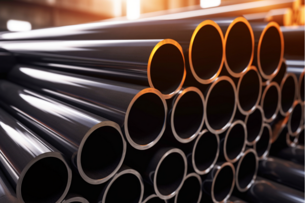 304 Stainless Steel Pipes Stacks of 304 stainless steel pipes