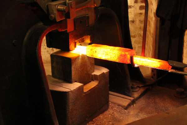 Open die forging